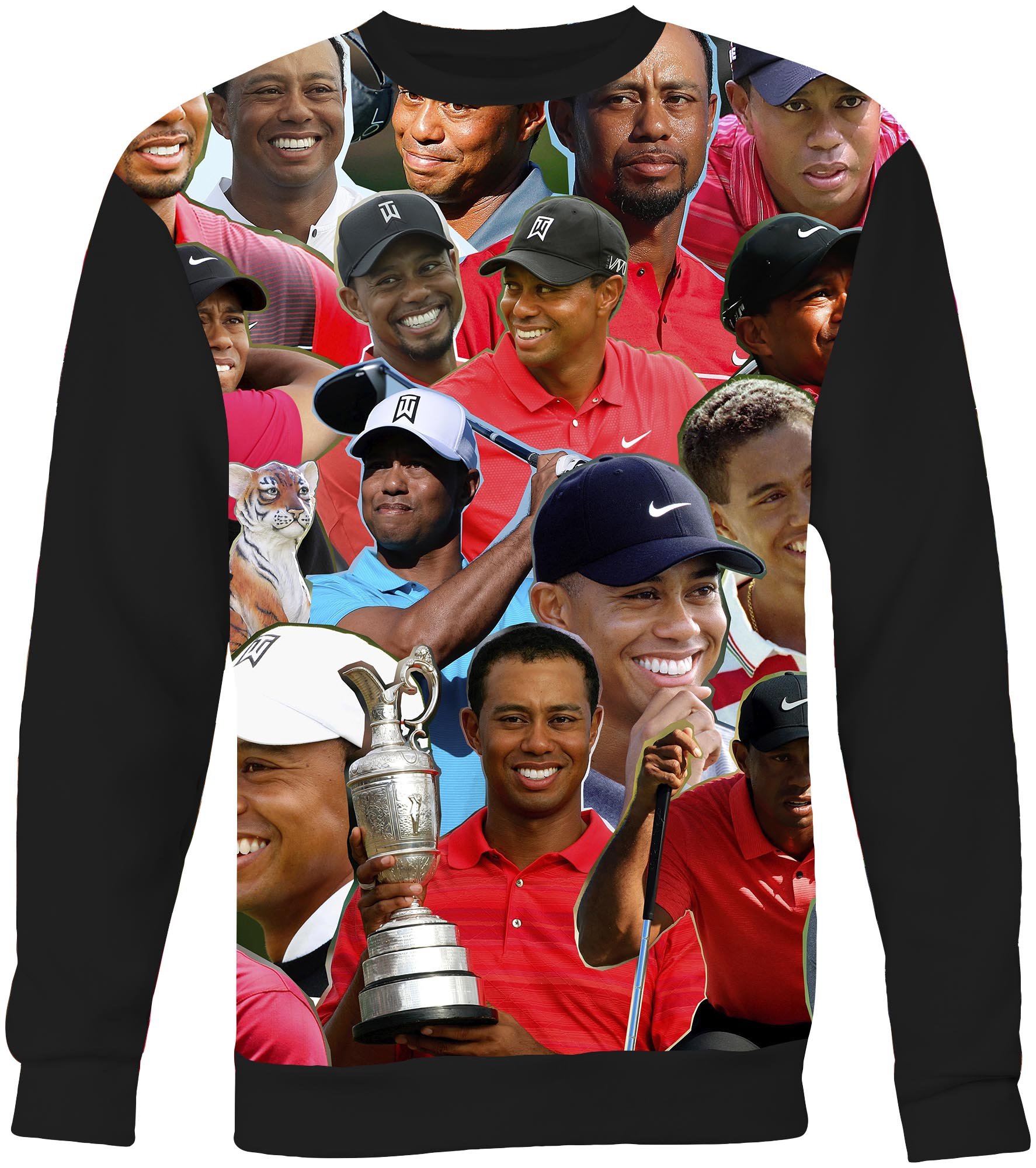 Tiger Woods Photo Collage Sweatshirt