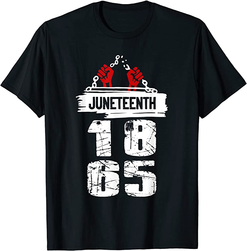 Black African American Black Power Juneteenth 1865 T-Shirt