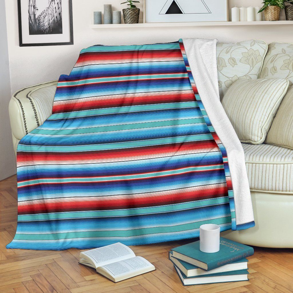 Baja Mexican Serape CL12100891MDF Sherpa Fleece Blanket