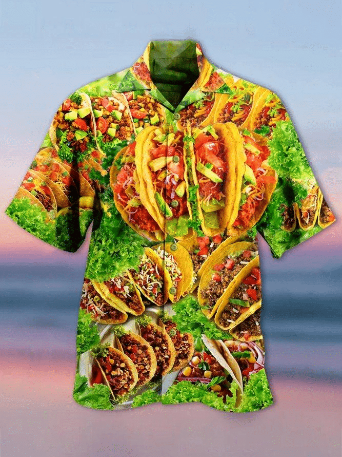 Waybackapparel More Tacos Por Favor 3D Hawaiian Shirt