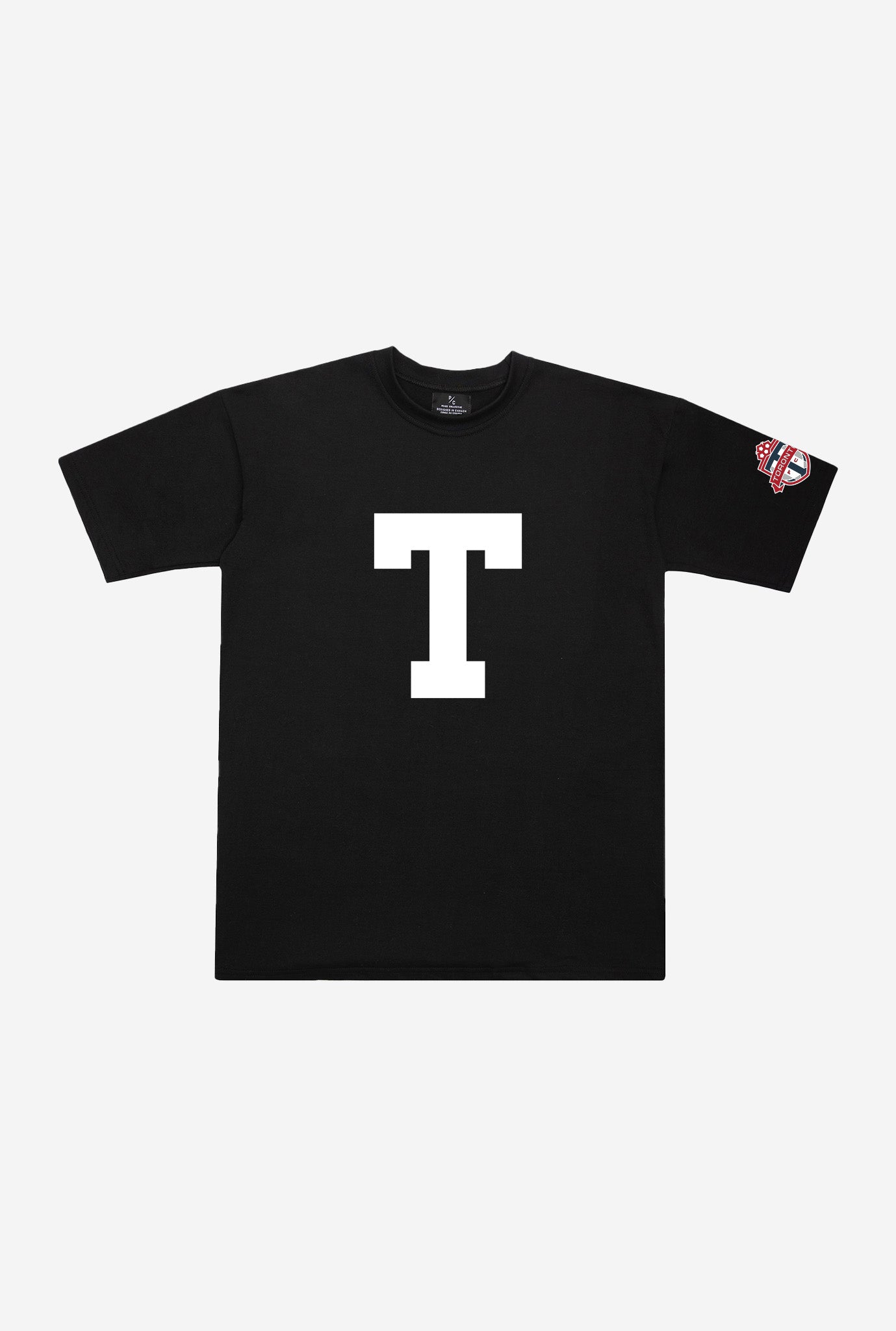 Toronto Fc “T” Heavyweight T-Shirt – Black