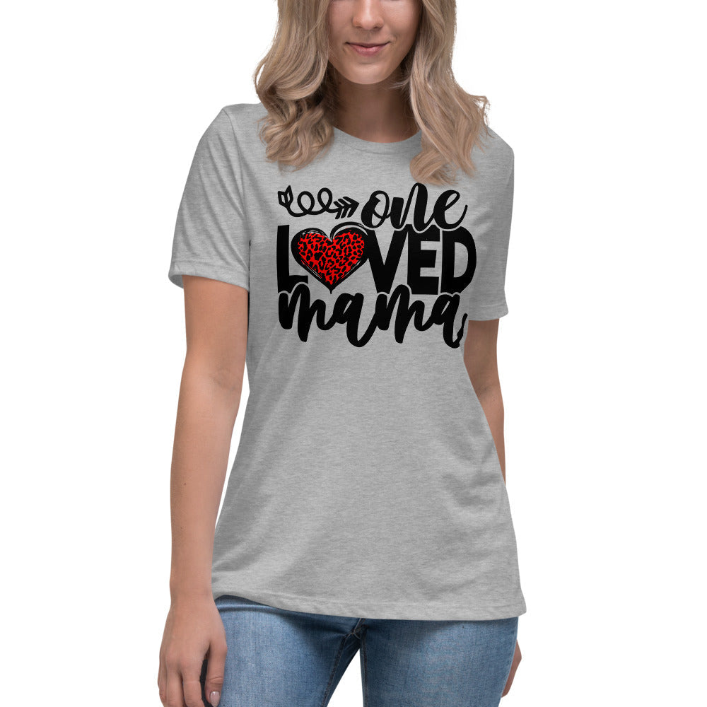 One Loved Mama Arrow Leopard T-Shirt