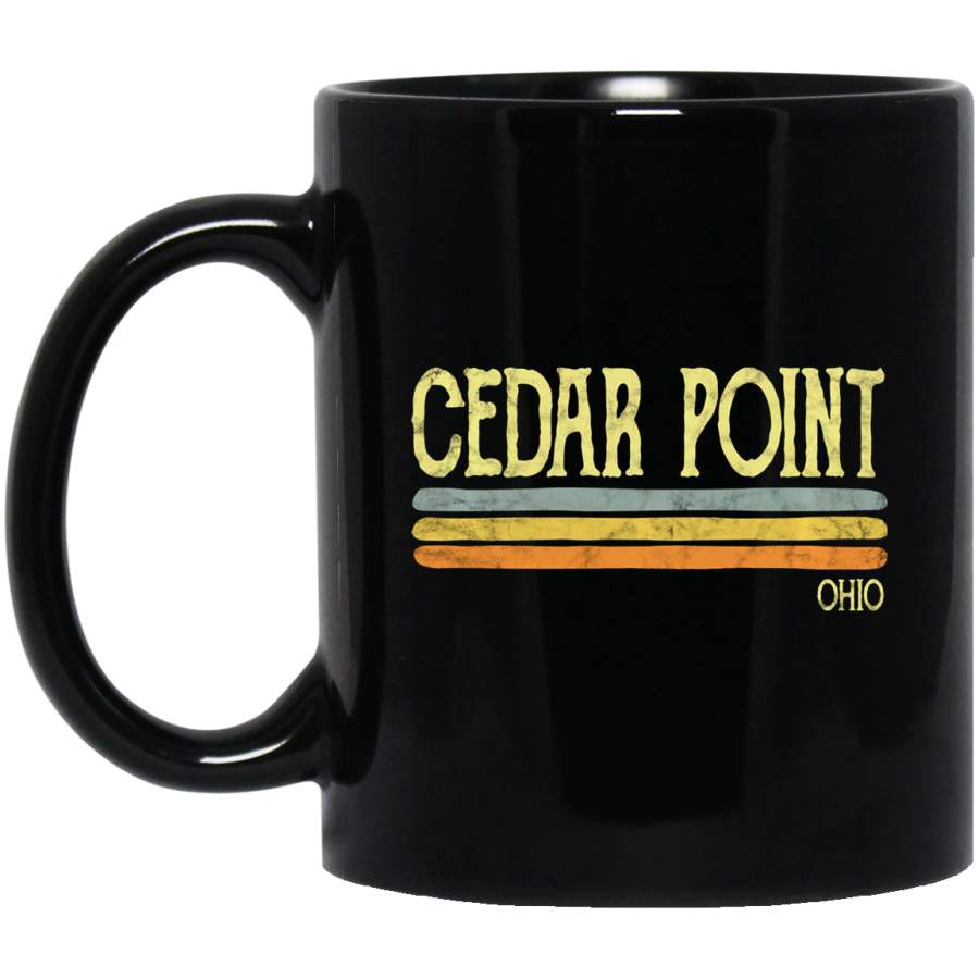 Vintage Cedar Point Ohio OH Souvenir Gift Coffee Mug