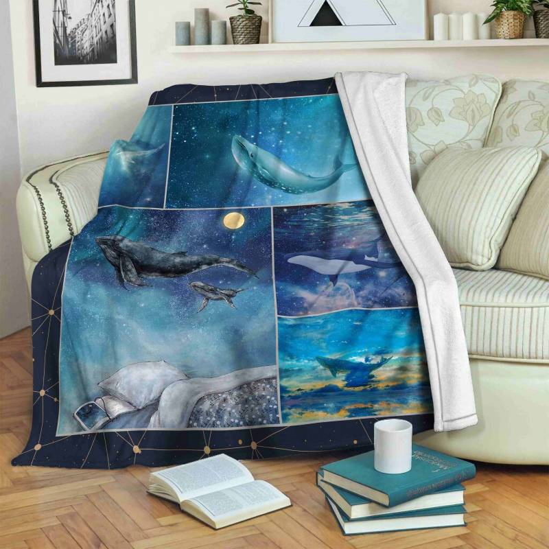 Whale JQQ4073 Fleece Blanket