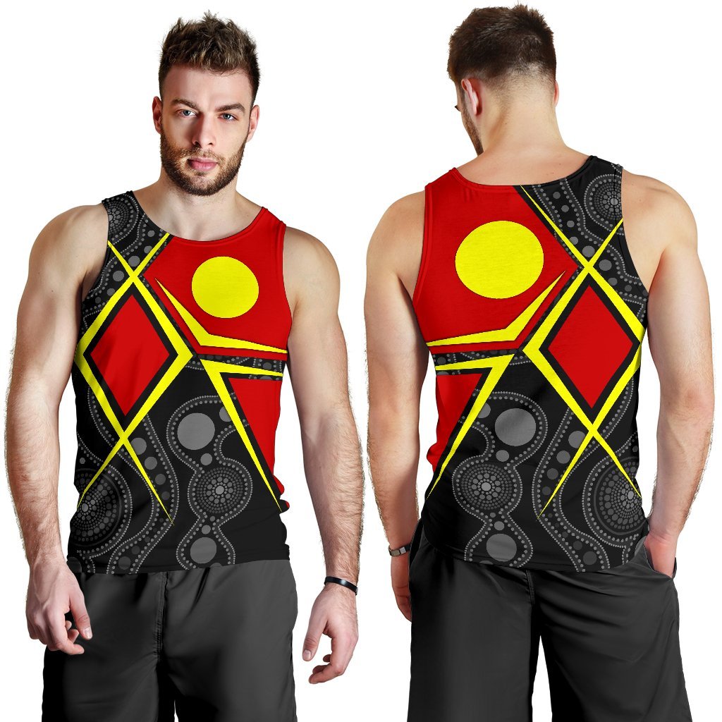 Aboriginal Men’S Tank Top – Indigenous Legend – Vergors Store