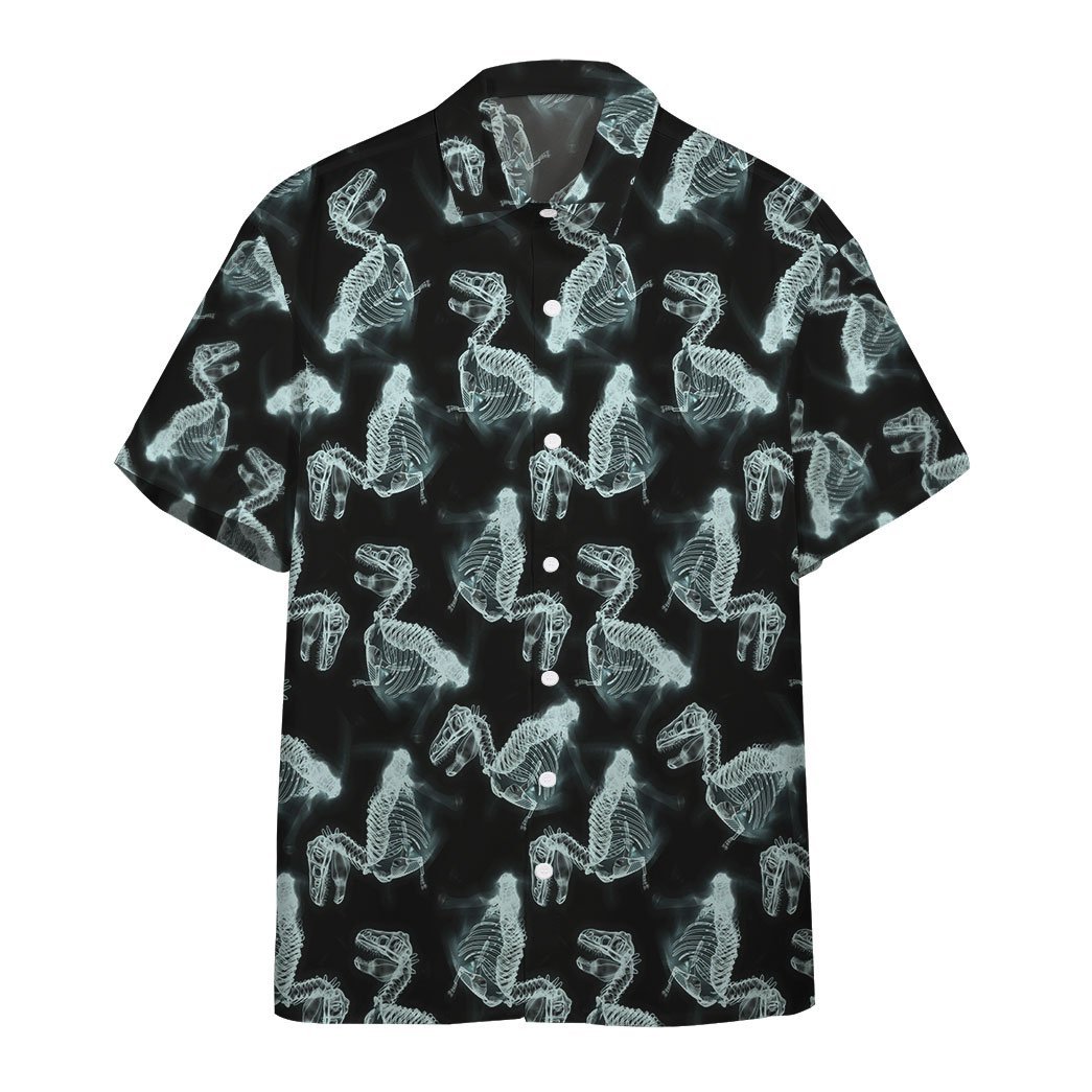 Gearhumans T Rex X Ray Custom Hawaiian Shirt Ha97997