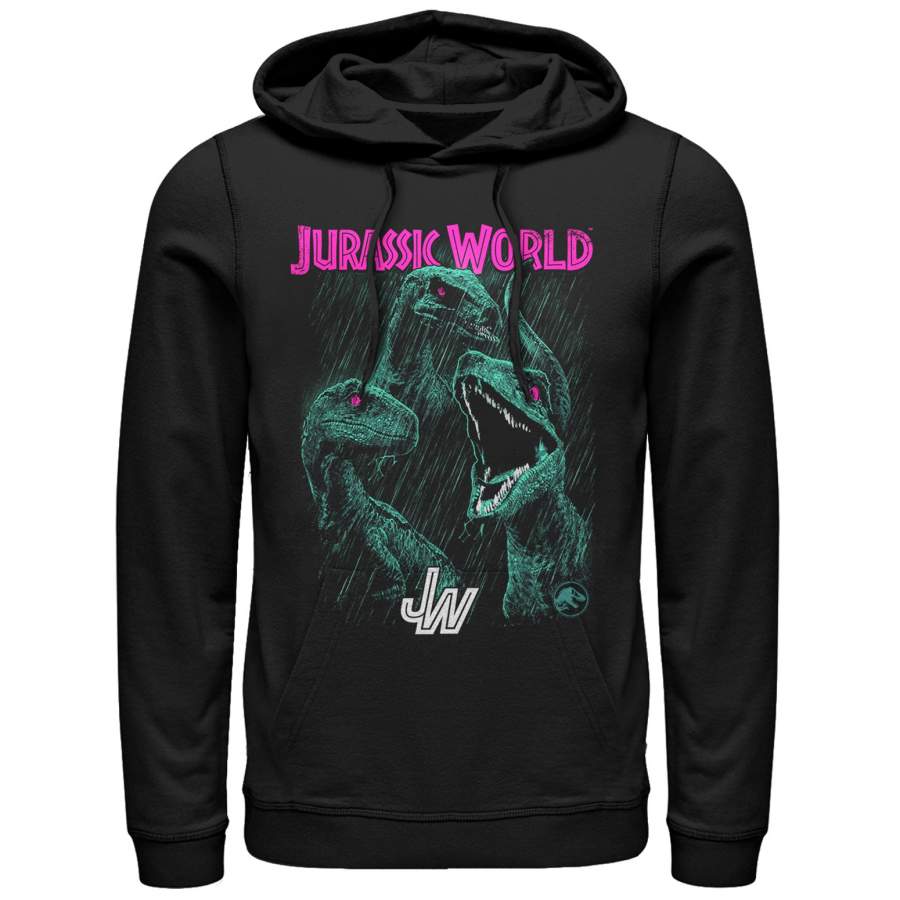 Jurassic World: Fallen Kingdom Men’s Raptor Eyes  Lightweight Hoodie