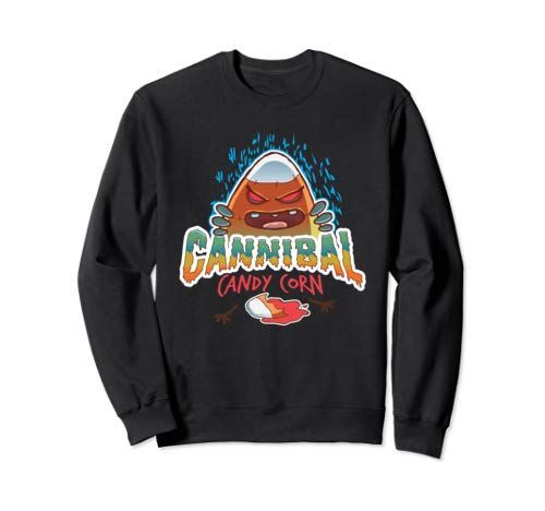 Cannibal Candy Corn Cannibalism Cornibal Funny Halloween Sweatshirt Shirt