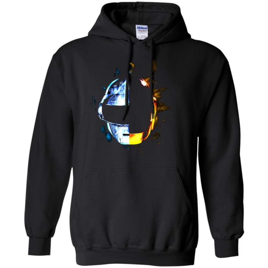 AGR Daft Punk Helmet Gildan Pullover Hoodie