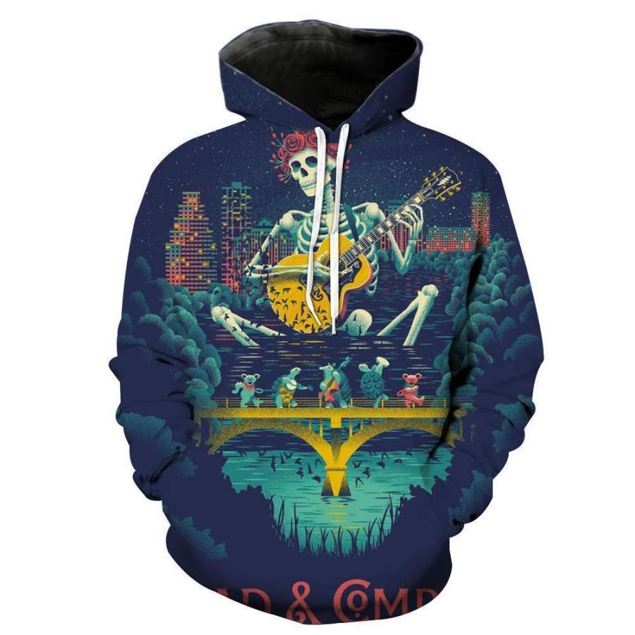 Grateful Dead 3D full over print Hoodie, Sweater, TShirt RH-006