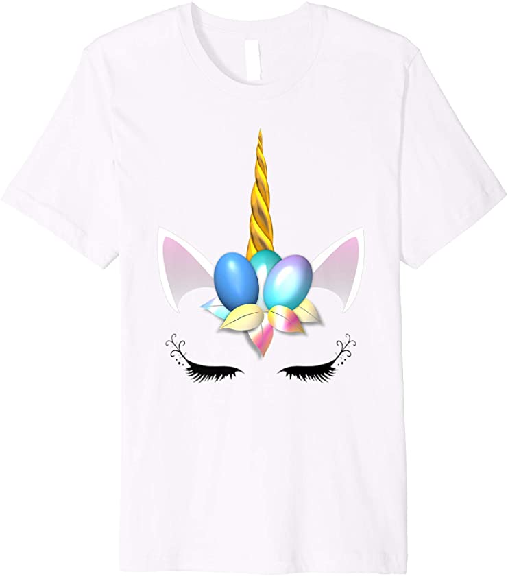 Unicorn Easter Boys and Girls Bunny design Premium T-Shirt