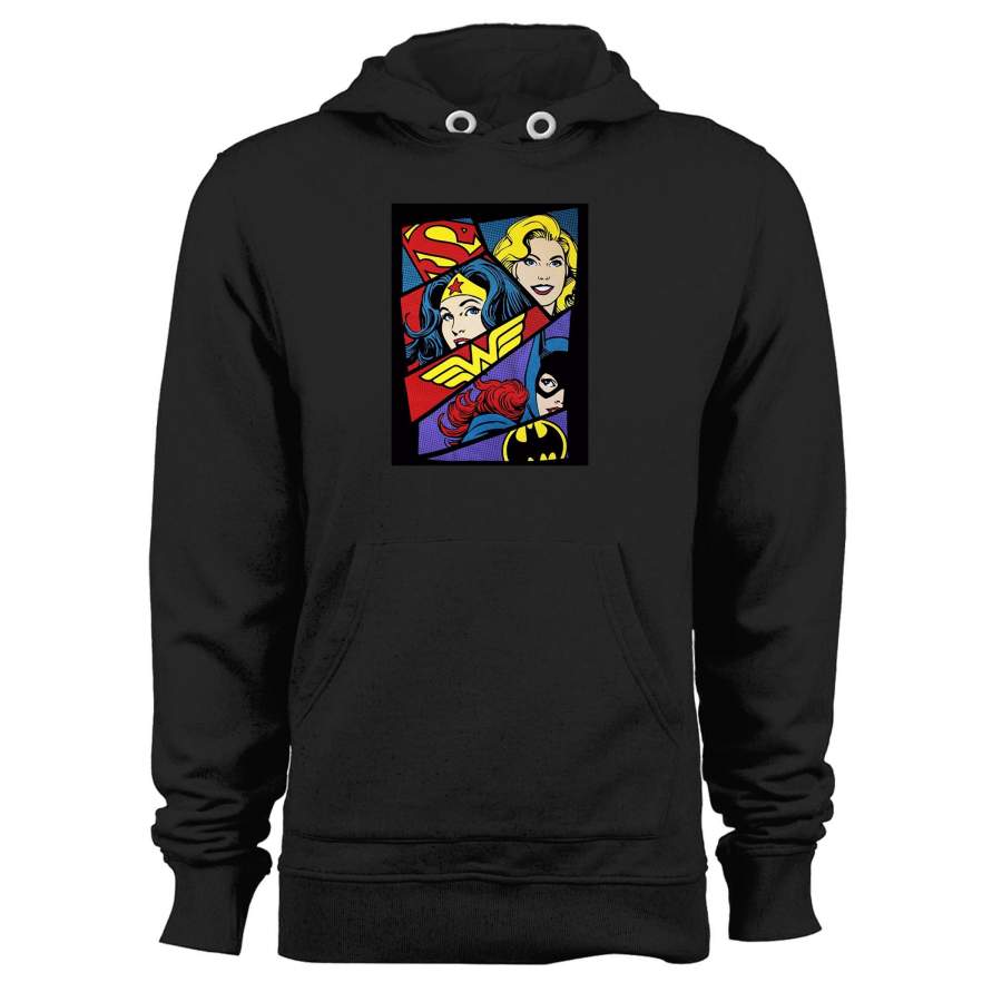 Wonder Woman Logo Supergirl Batgirl Dc Comics Justice League Unisex Hoodie