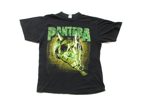 90S Vintage Pantera Cowboys From Hell 1999 Rock Heavy Metal Band Merch Shirt