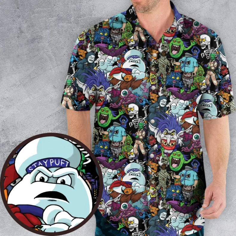 I Aint Afraid Of No Ghosts Hawaiian Shirt
