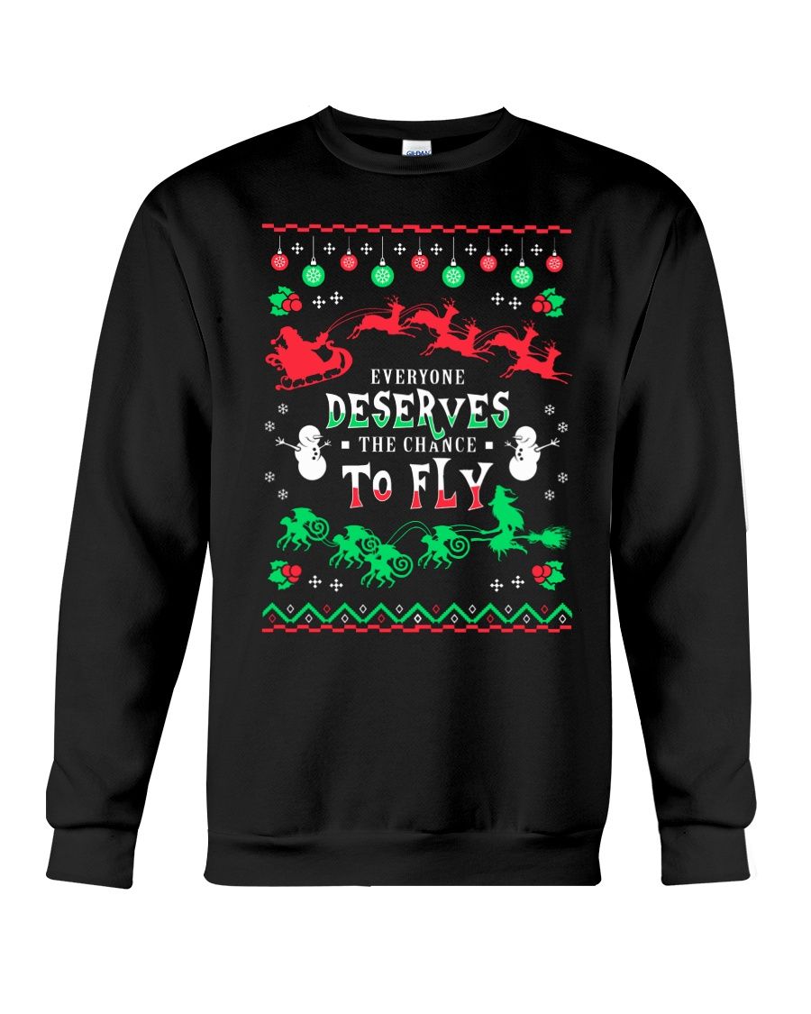 Wicked Ugly Christmas Sweater Crewneck Sweatshirt