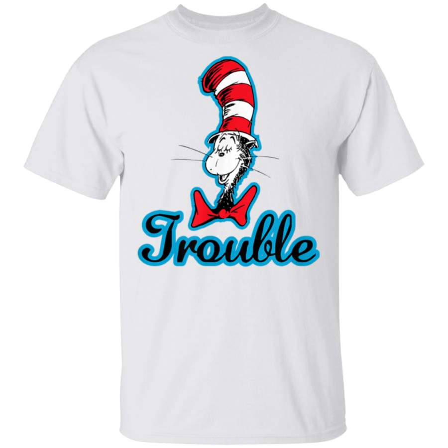 Dr Seuss The Cat in the Hat Trouble Tshirt