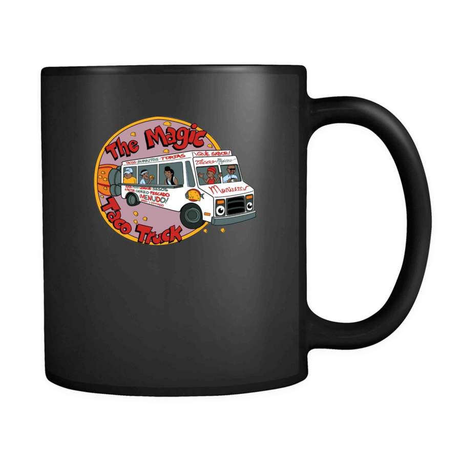 The Magic Taco Truck Funny Graffiti Taco Food Mexican Nerd California Funny Geek Humor 11oz Mug