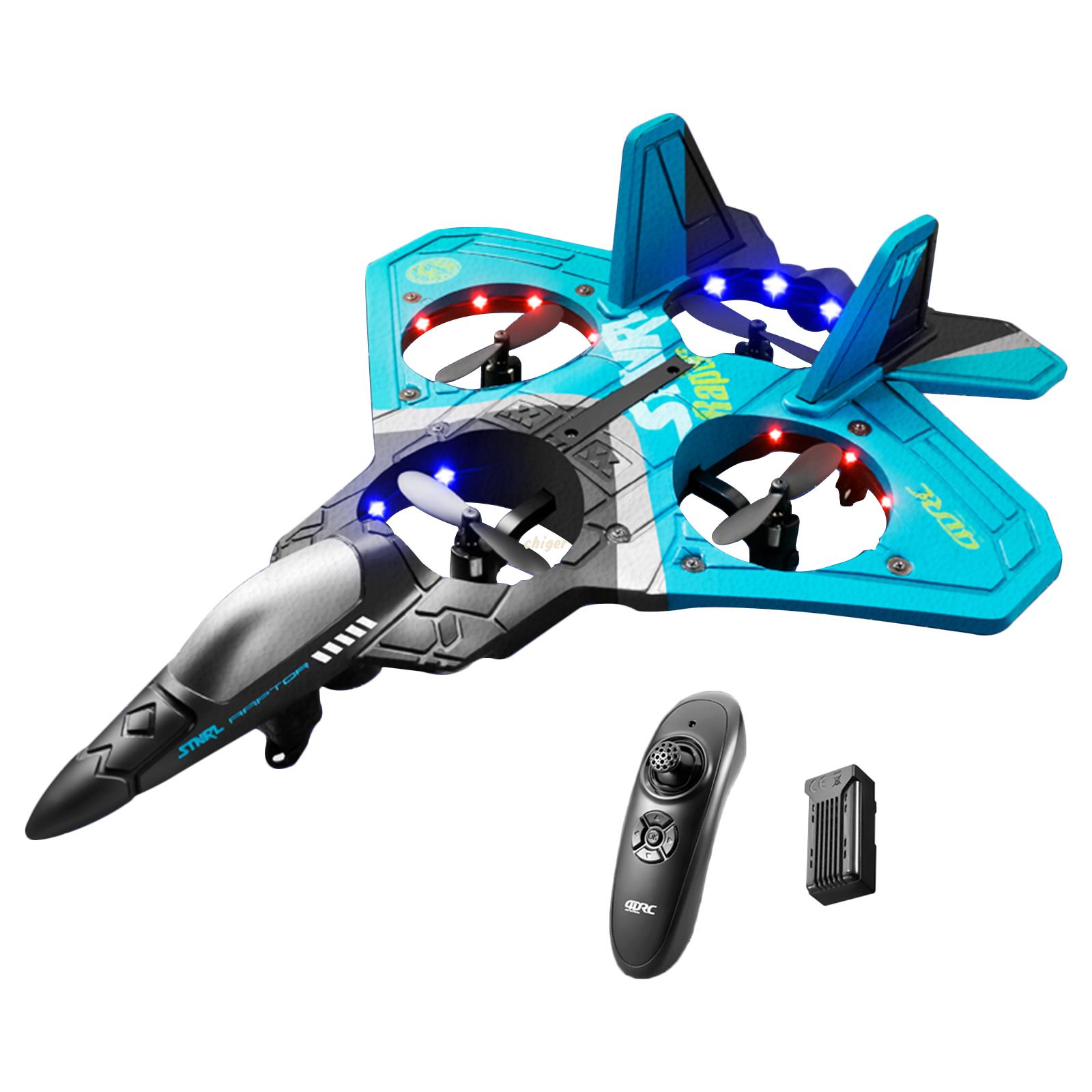 RC Remote Control Airplane 2.4G 6CH Remote Control V17 Fighter Hobby Plane Glider Airplane EPP Foam Toys RC drone Kids Gifts alx
