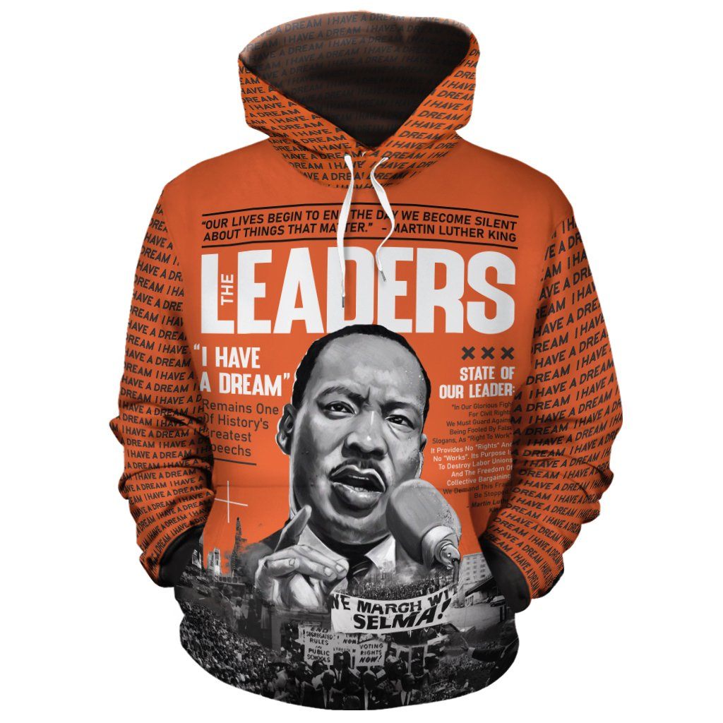 Martin Luther King Magazine Art All-Over Hoodie