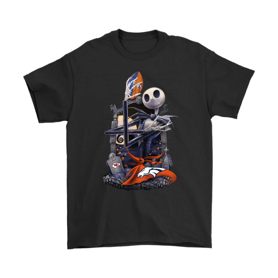 Denver Broncos Jack Skellington Halloween Shirts