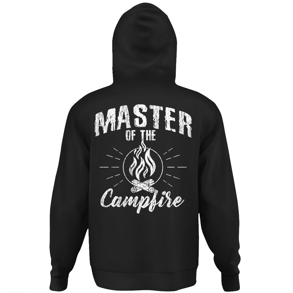 Master Of The Campfire Hoodie – Camping Scout Shirt Gift Hoodie Print On Back