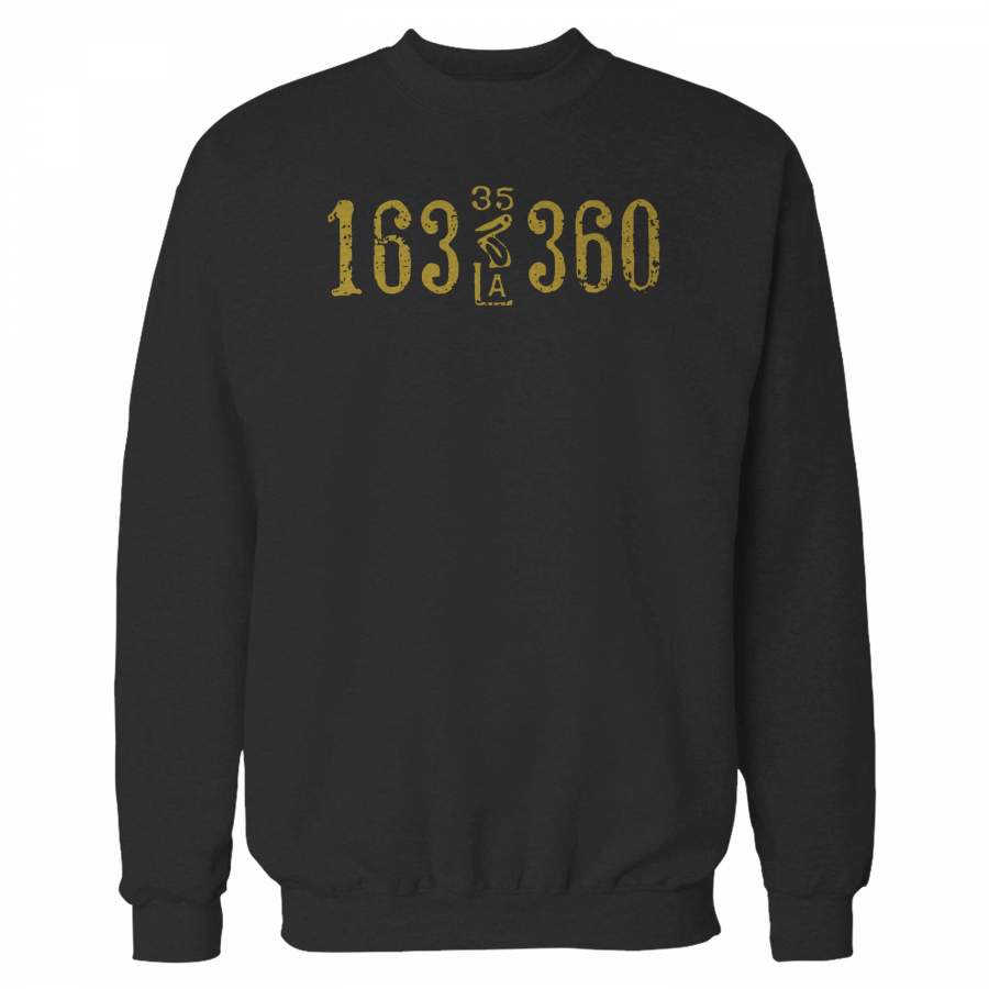 Louisiana License Plate 1935 Sweatshirt