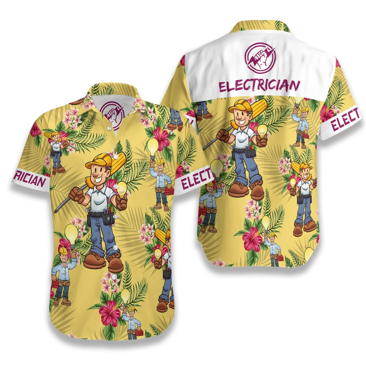 Electrician Hawaii Shirt Ha10128