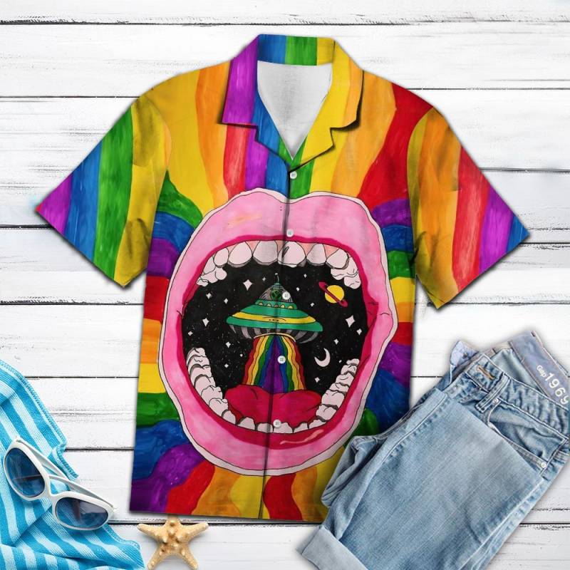 Alien Rainbow TY2107 – Hawaiian Shirt