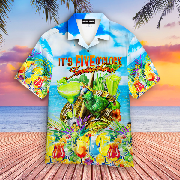 Parrot 5 Somewhere Hawaii Shirt For Men Women Ha42870