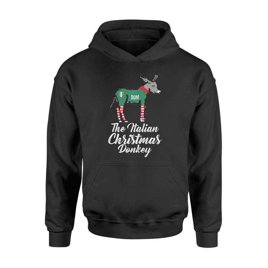 Italian Christmas Donkey   American Italian Xmas Gift  Hoodie