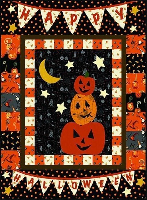 Halloween Pumpkin Cla0710464Q Quilt Blanket