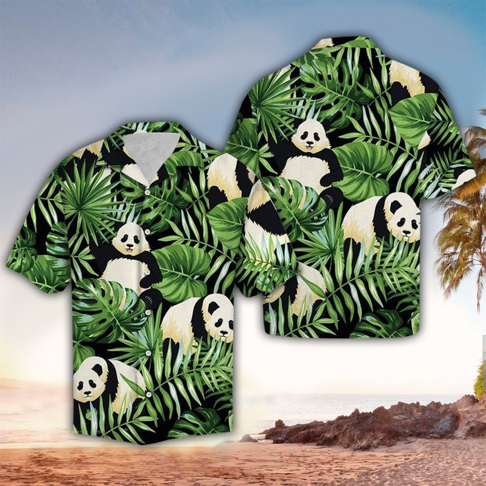 Panda Hawaii Lover Shirt Aloha Ha61996