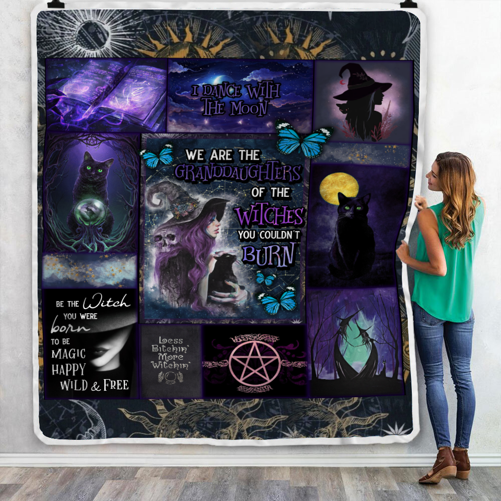 We Are The Granddaughters Of The Witches Throw Blanket