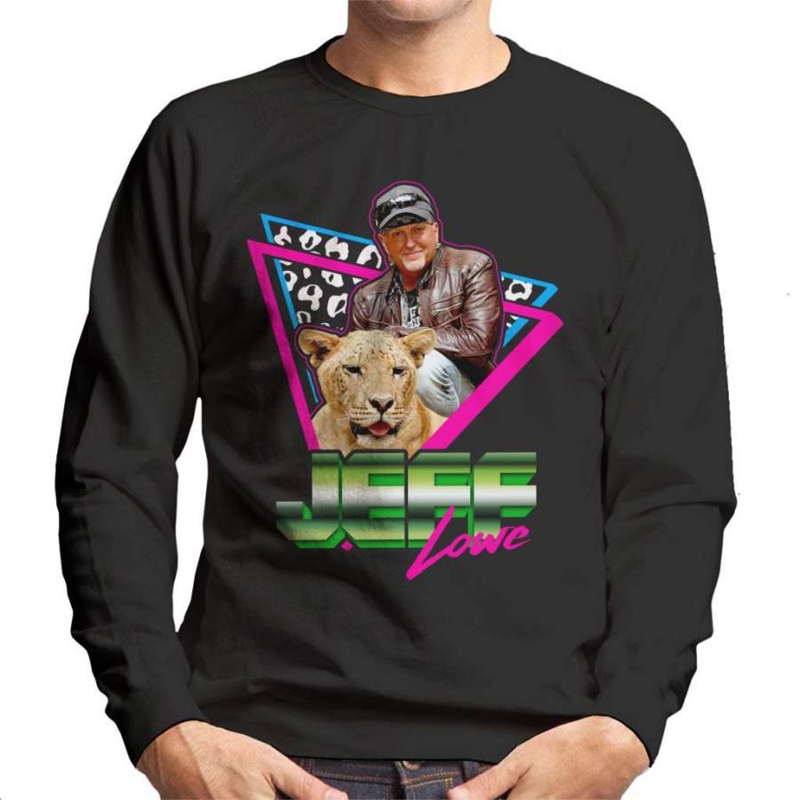 Jeff Lowe 80s Retro Tiger King Men’s Sweatshirt