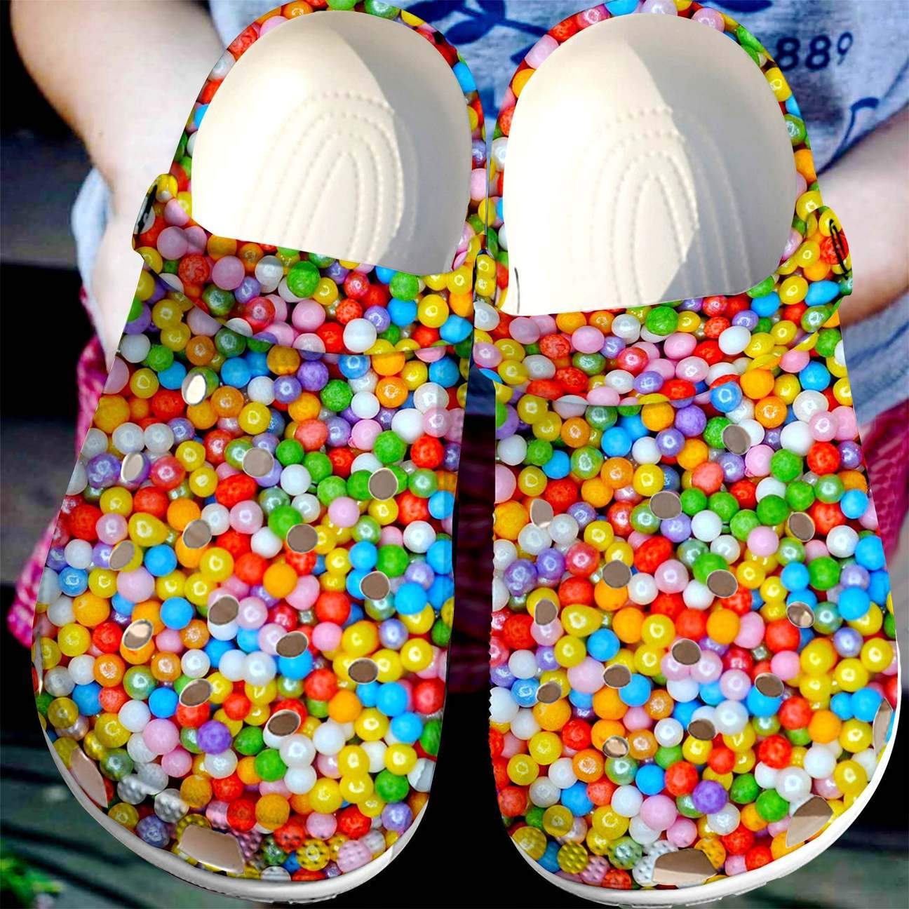 Baking Personalized Clog, Custom Name, Text Colorful Sprinkles, Fashion Style For Women, Men, Kid, Print 3D