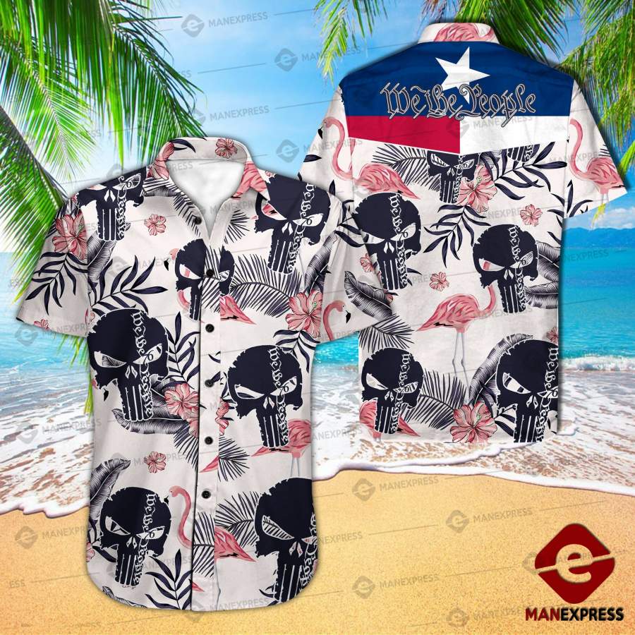 Texas United Patriot Three Percenter Hawaiian Shirt Wtp Ha49619