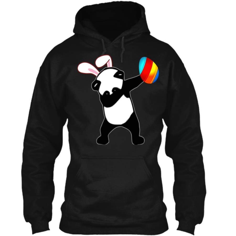 Easter Bunny Dabbing Panda Bear Tshirt Easter Egg Tee Pullover Hoodie 8 oz