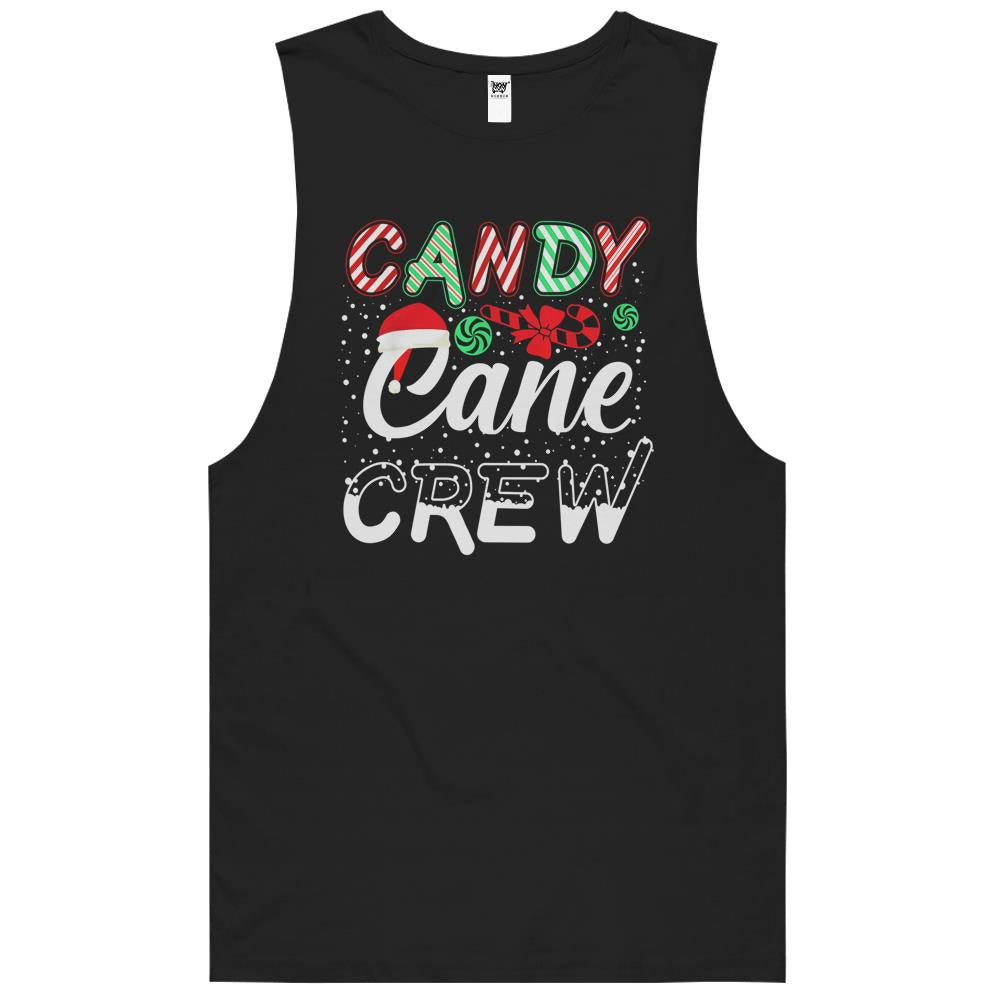 Candy Cane Crew Funny Christmas Candy Cane Costume X-Mas Tank Top