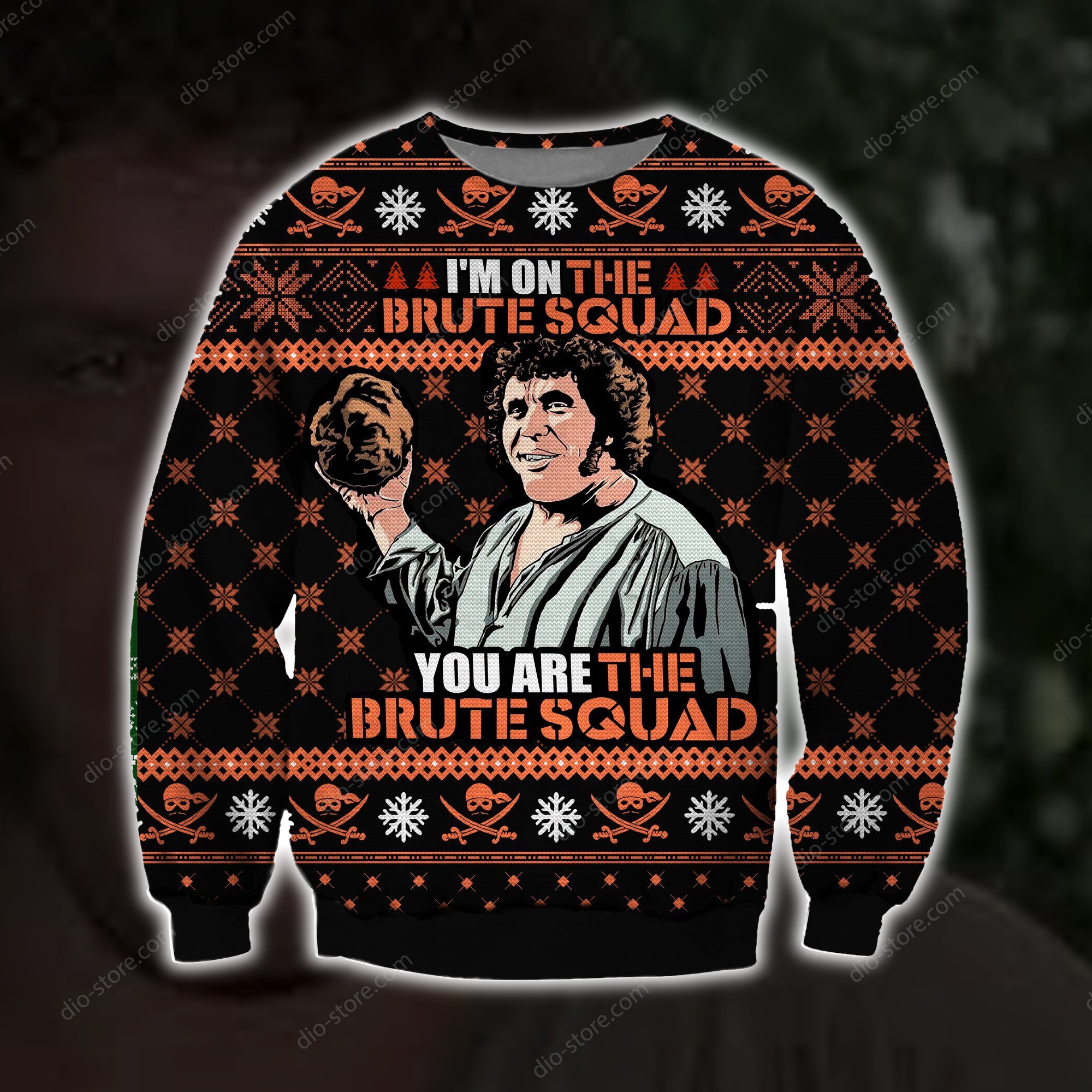 You Are The Brute Squad Knitting Pattern 3D Print Ugly Christmas Sweater 2023 Hoodie All Over Printed Cint10646