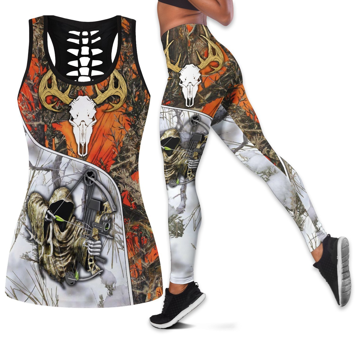 Bow Hunter Legging And Tank Top All Over Print