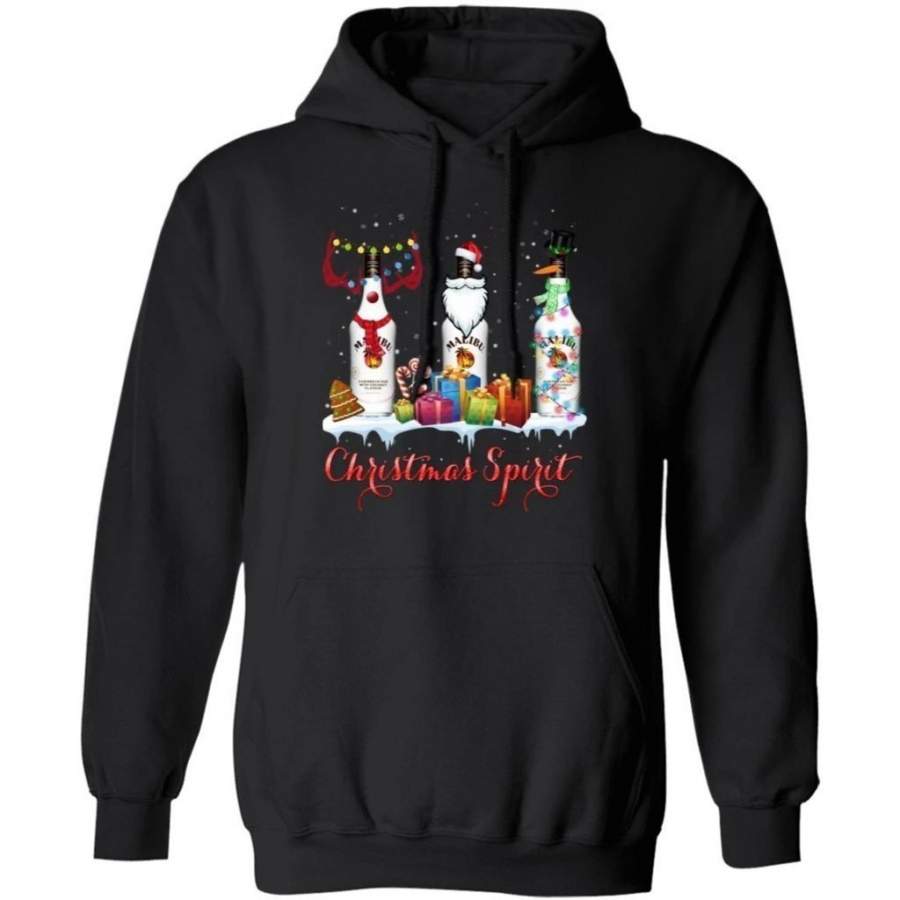Malibu Christmas Spirit Rum Hoodie Cool Xmas Gift HA11