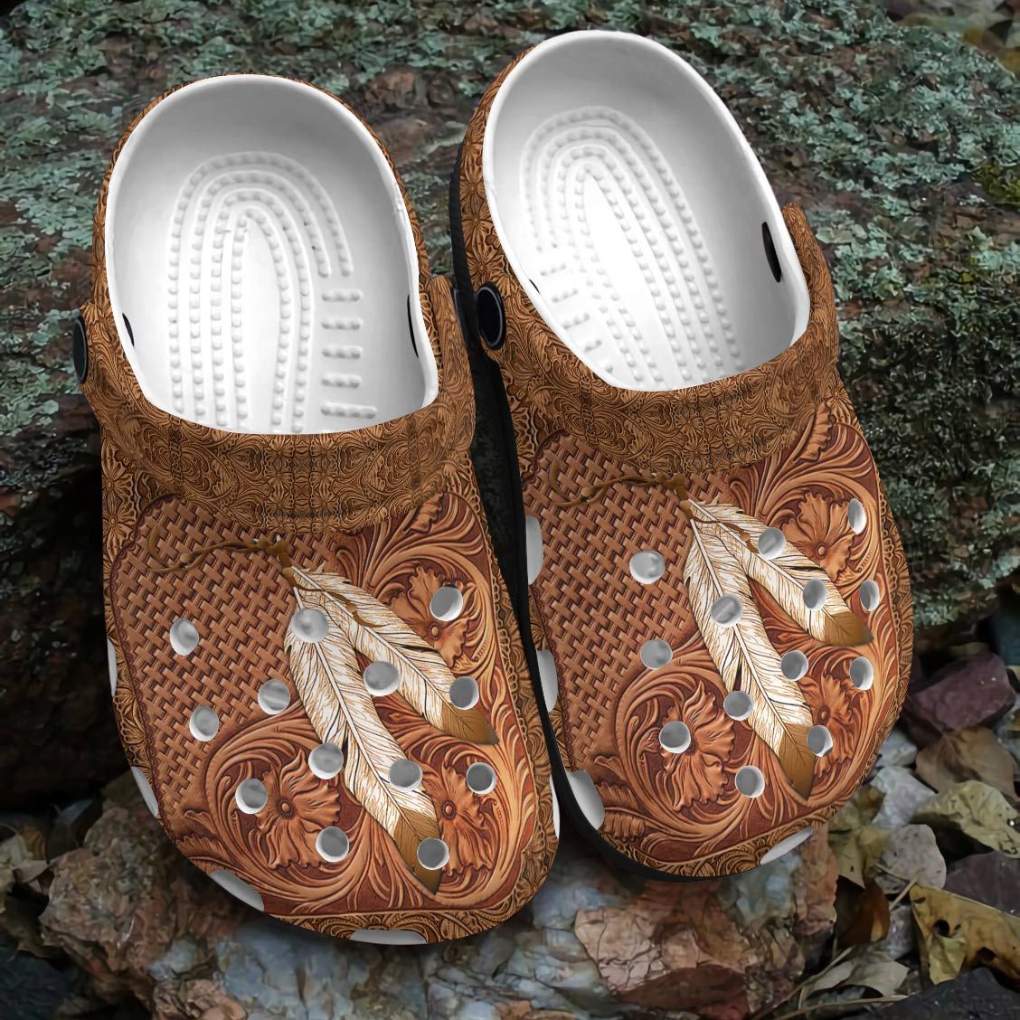 Native American Personalized Clog, Custom Name, Text, Color, Number Fashion Style For Women, Men, Kid, Print 3D Native American Soul