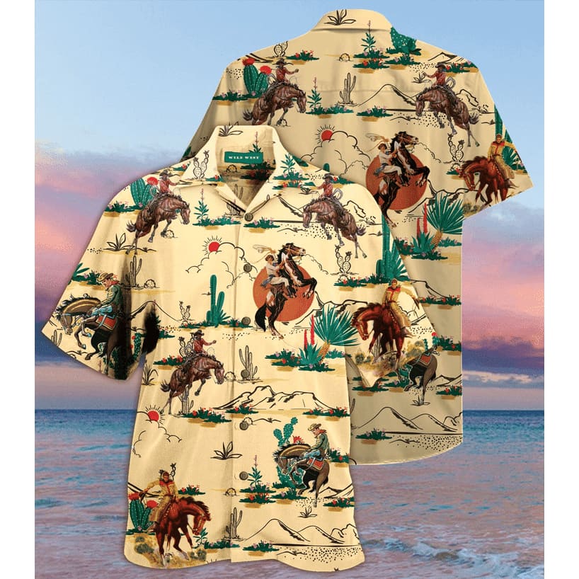 Beach Shirt Discover Cool Horse Cowboy Hawaii Hawaii For Men Women Ha53884