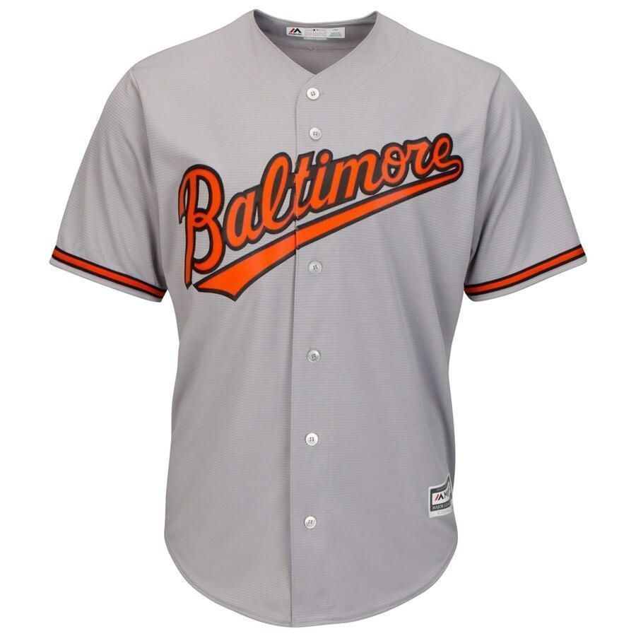 Baltimore Orioles Official Cool Base Jersey – Gray