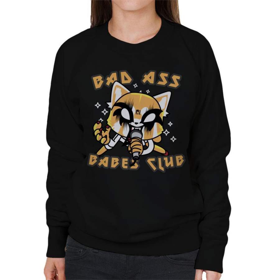 Bad Ass Babes Club Aggretsuko Women’s Sweatshirt