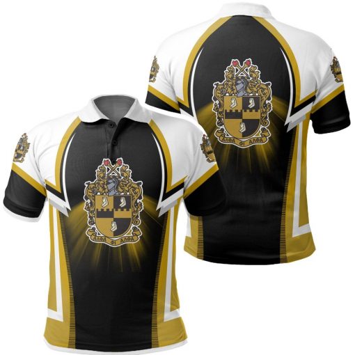 Alpha Phi Alpha 1906 Crest Shining Sport Style Polo Shirt