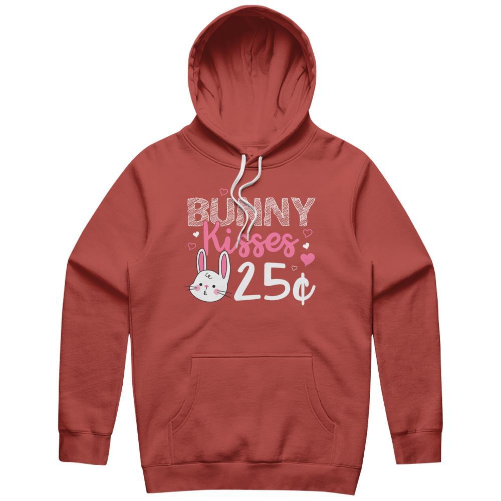 Bunny Kisses 25 Cents Wife Bestie Easter Day Hoodie