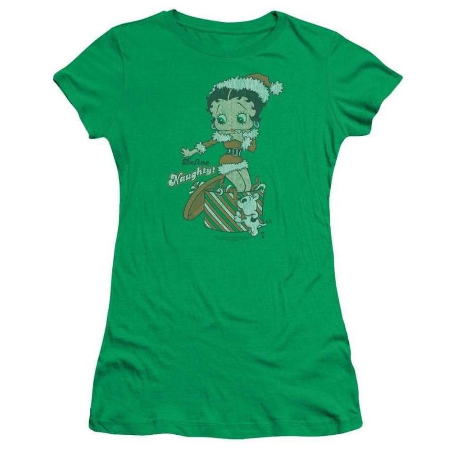 Betty Boop Define Naughty Juniors T-Shirt