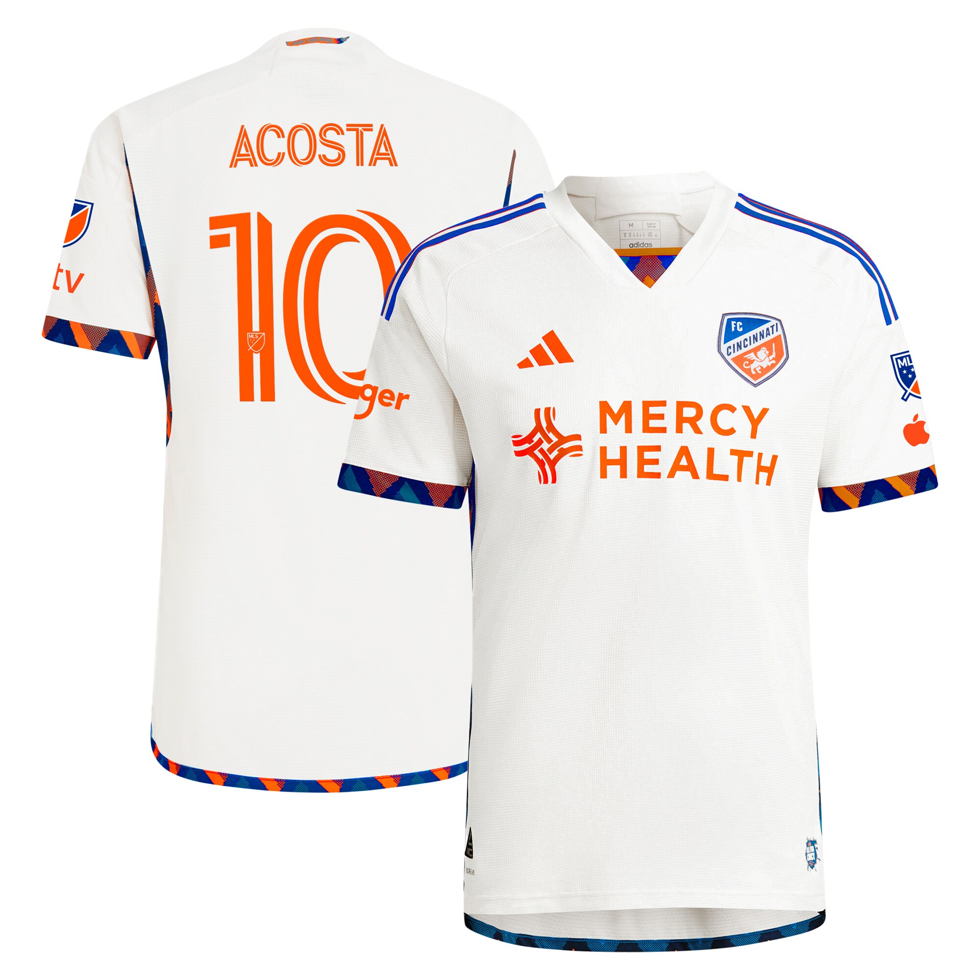 Luciano Acosta FC Cincinnati 2024 The Canvas Kit Authentic Player Jersey – White