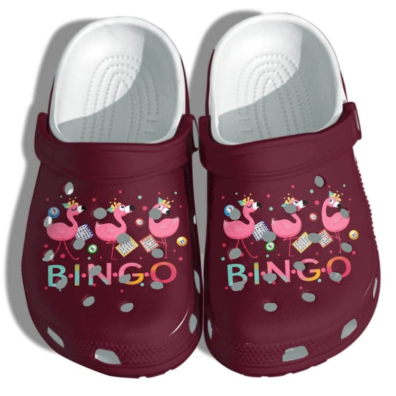 Flamingo Bingo Shoes For Kid Kindergarten – School Flamingo Funny Custom Shoes Gifts For Daughter Girl